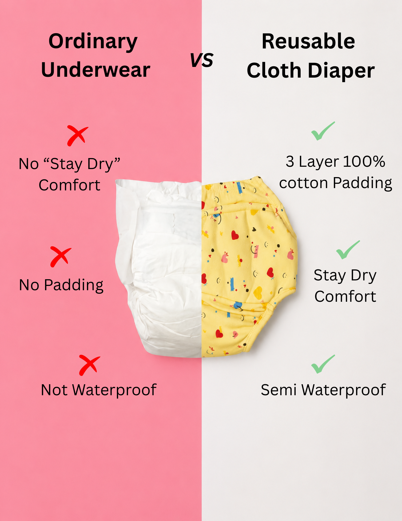 Floating Clouds & Red Sailboats | Reusable Cloth Diapers | Pack of 2