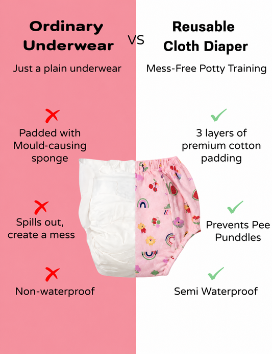 Joyful Journey | Reusable Cloth Diapers | Pack of 3