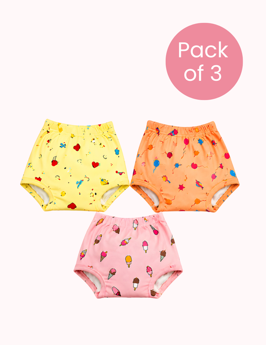 Joyful Journey | Reusable Cloth Diapers | Pack of 3