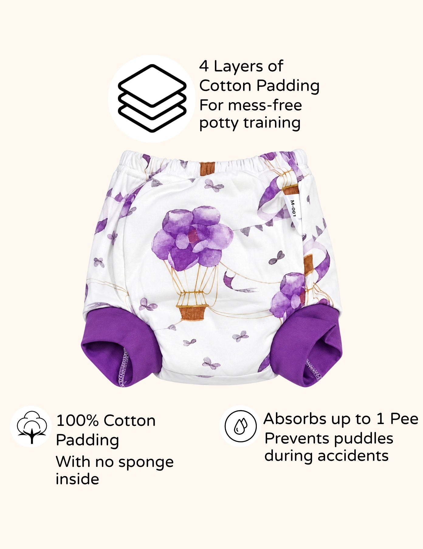 Everyday Snug Fit Padded Underwear – 3 Pack