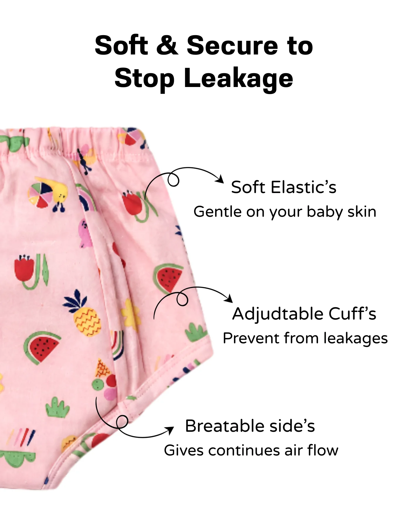 Joyful Journey | Reusable Cloth Diapers | Pack of 3